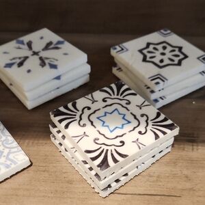 Decorative Ceramic Tile Coasters
